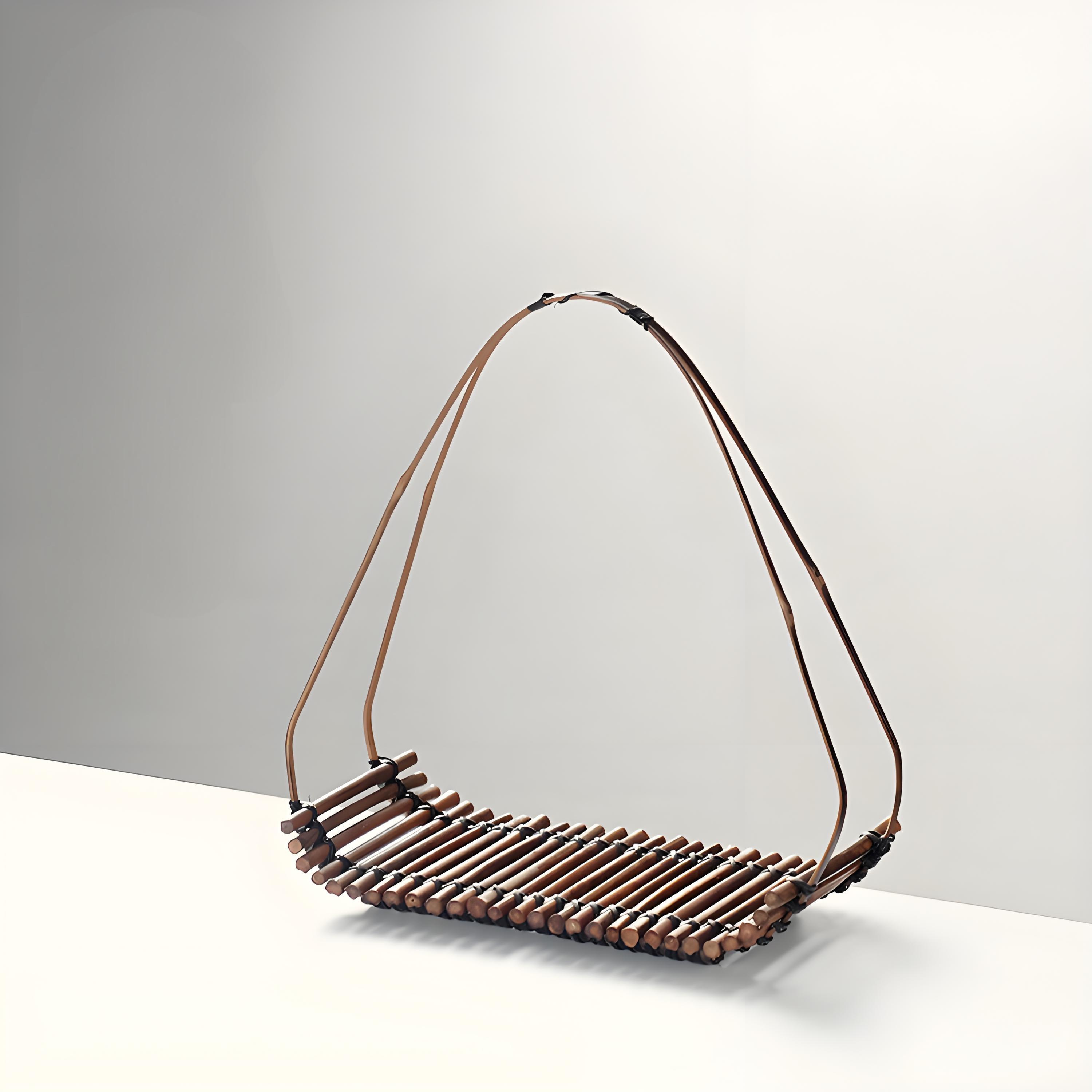 Handmade Bamboo Tea Tray Basket