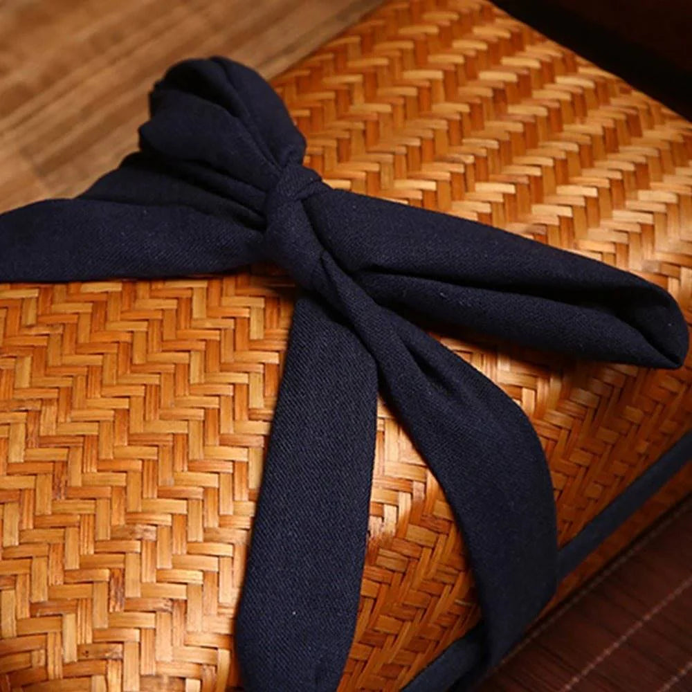 Retro Storage Box - Handcrafted Bamboo Collection Case