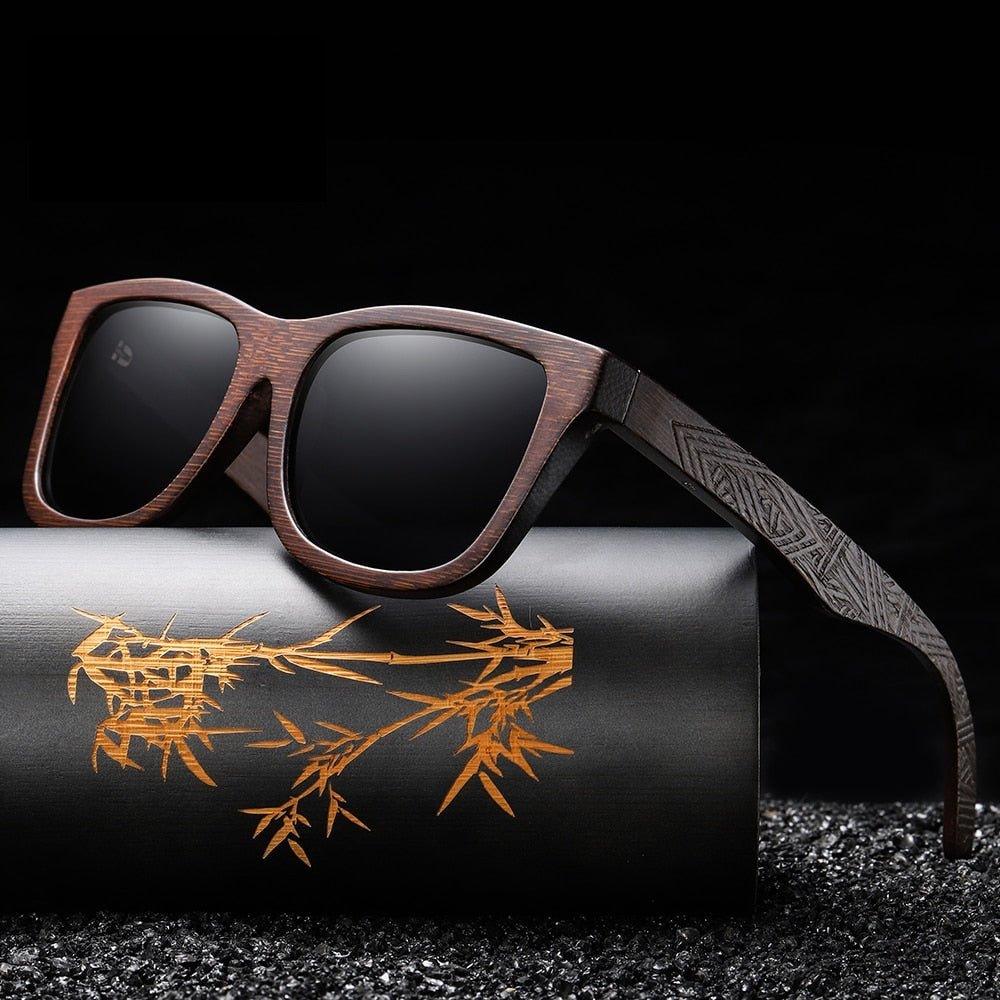 Eco-Friendly Handmade Bamboo Sunglasses with Gift Box