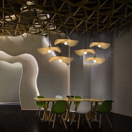 Chandelier with Japanese Zen Art Style