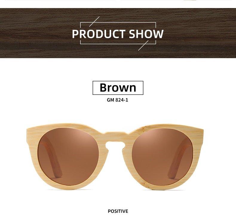 Bamboo Sunglasses with Polarized UV400 Protection