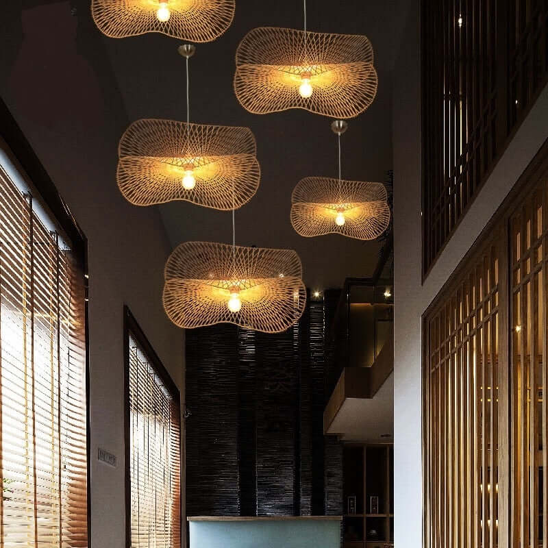 Chandelier with Japanese Zen Art Style