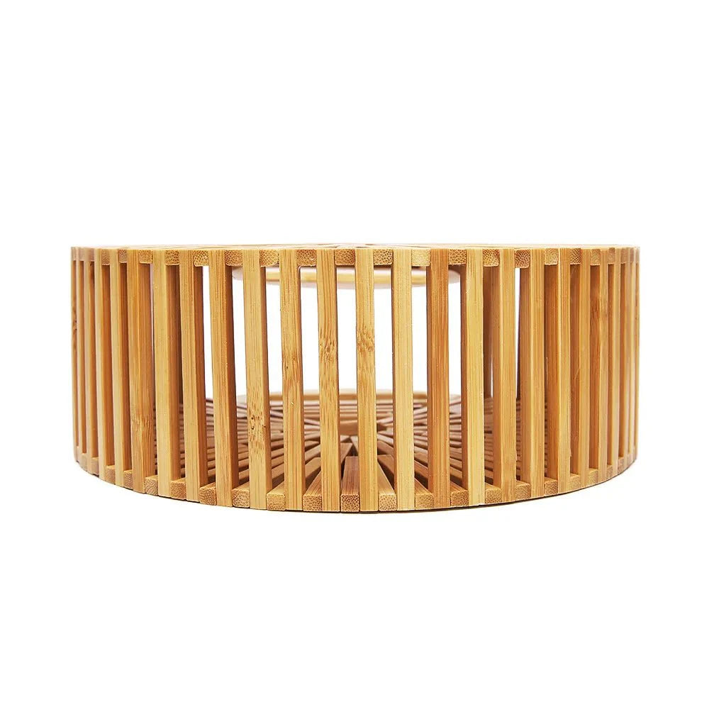 Chic Bamboo Summer Beach Bag - Handcrafted Circular Designer Tote