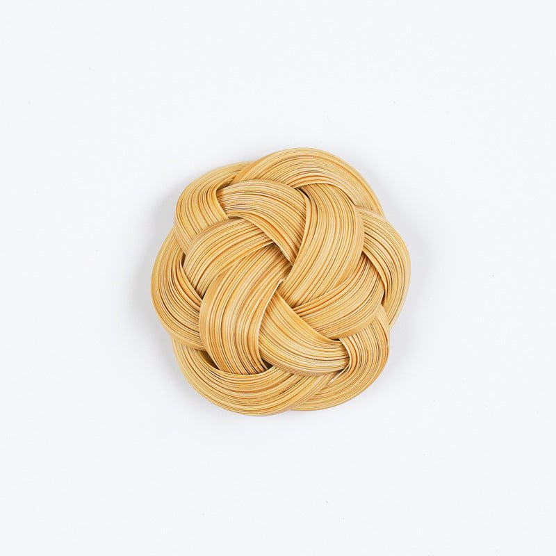 Handcrafted Bamboo Brooch Collection-Elegant Design