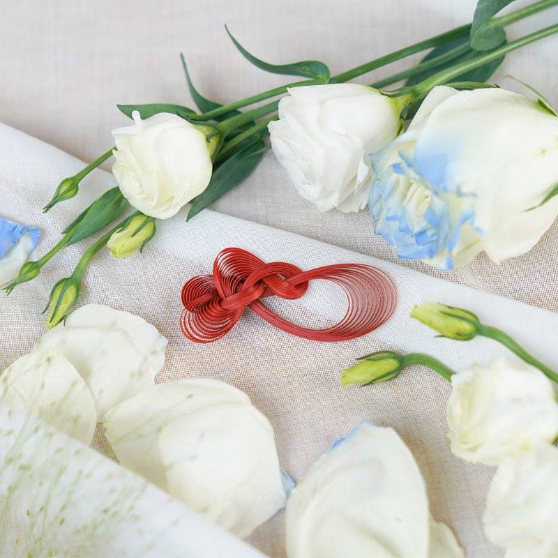 Handcrafted Bamboo Brooch Collection-Elegant Design