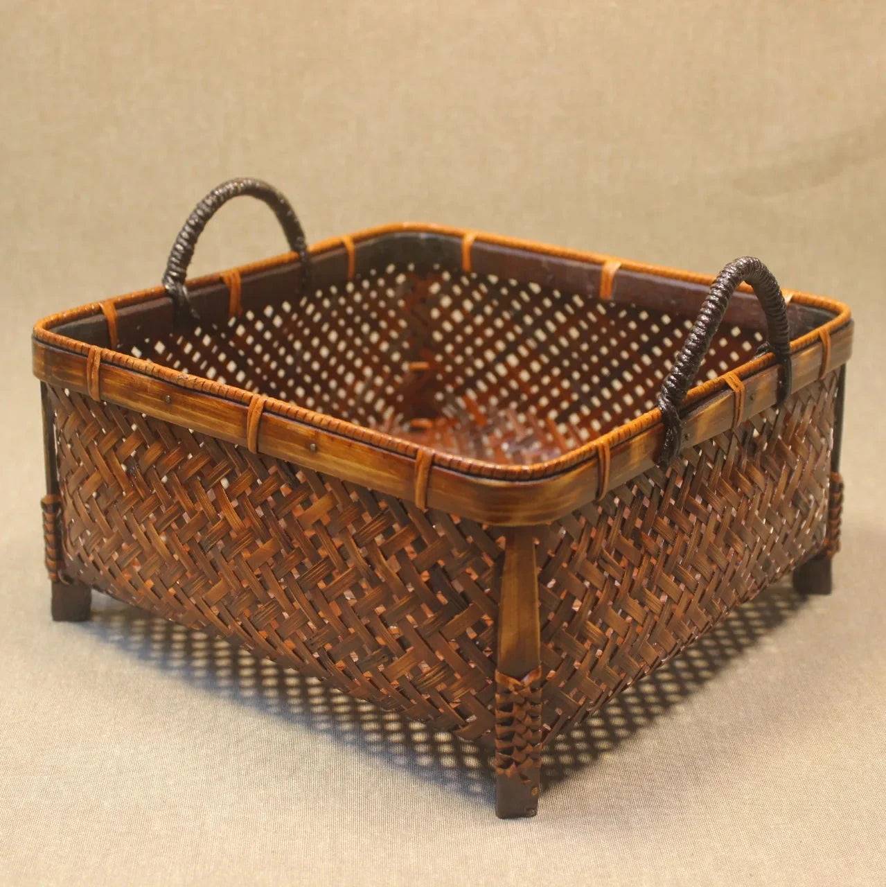Handwoven Bamboo Basket - Bread, Fruit, Tea Set, Gift Box
