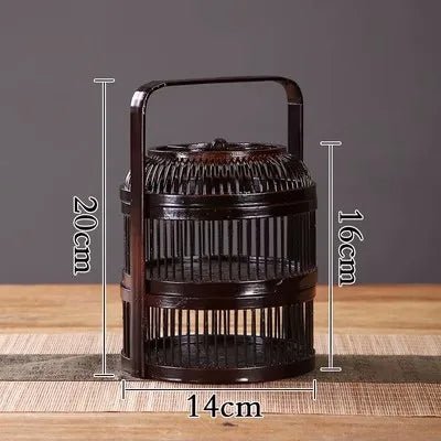 Bamboo Lacquerware Hamper - Japanese Storage Box for Cookies & Sushi