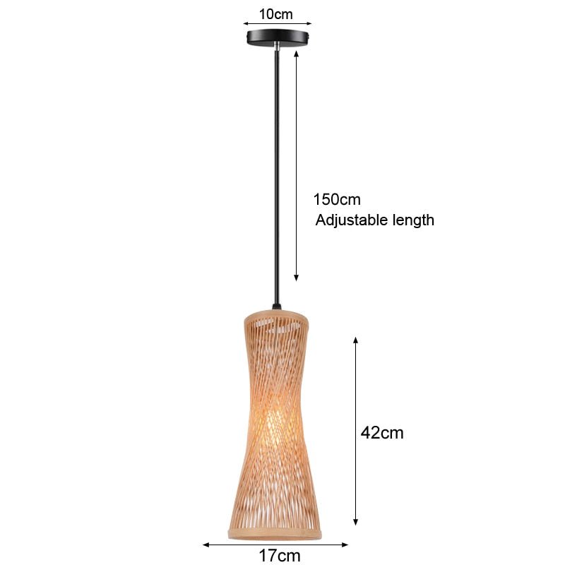 Handmade Natural Bamboo Chandelier