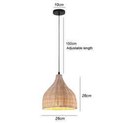 Handmade Natural Bamboo Chandelier