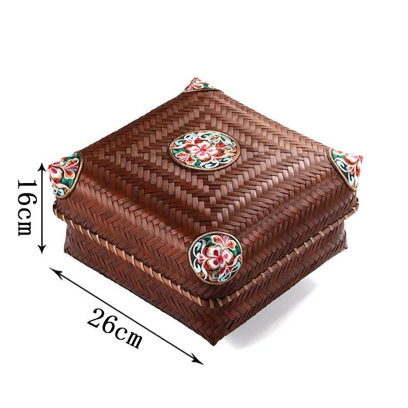 Elegance Handwoven Bamboo Storage Box