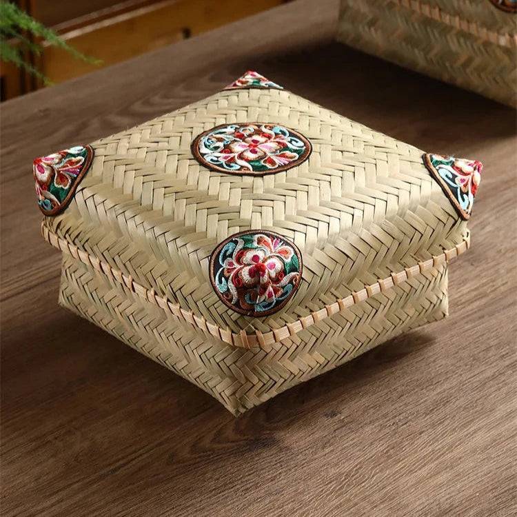 Elegance Handwoven Bamboo Storage Box