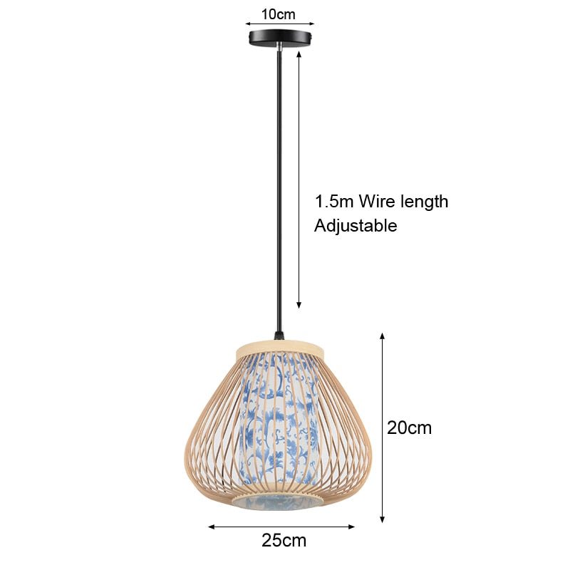 Handmade Natural Bamboo Chandelier