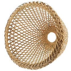 Handcrafted Zen Bamboo Woven Lamp Shade - Vintage Boho Lighting