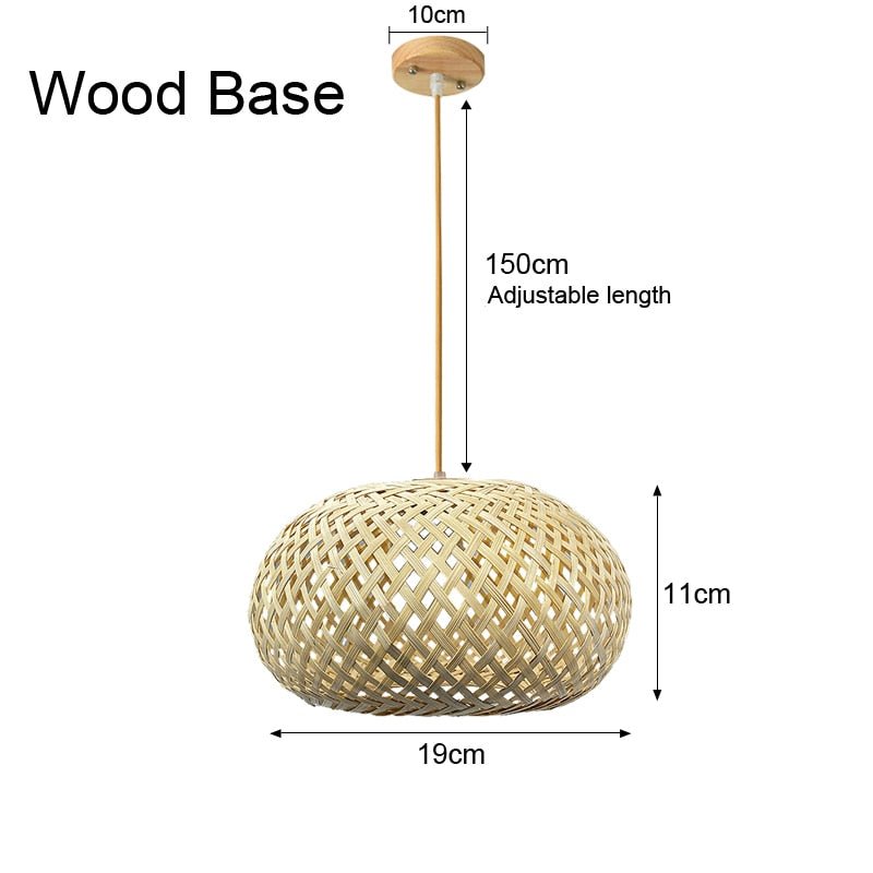 Handmade Natural Bamboo Chandelier