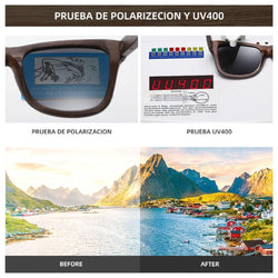 Eco-Friendly Handmade Bamboo Sunglasses with Gift Box