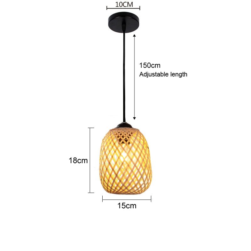 Handmade Natural Bamboo Chandelier