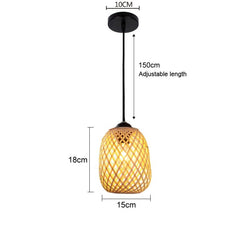 Handmade Natural Bamboo Chandelier