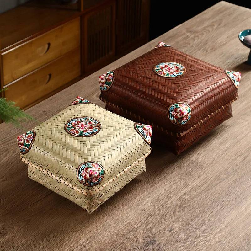 Elegance Handwoven Bamboo Storage Box
