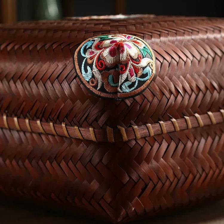 Elegance Handwoven Bamboo Storage Box