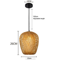 Handmade Natural Bamboo Chandelier