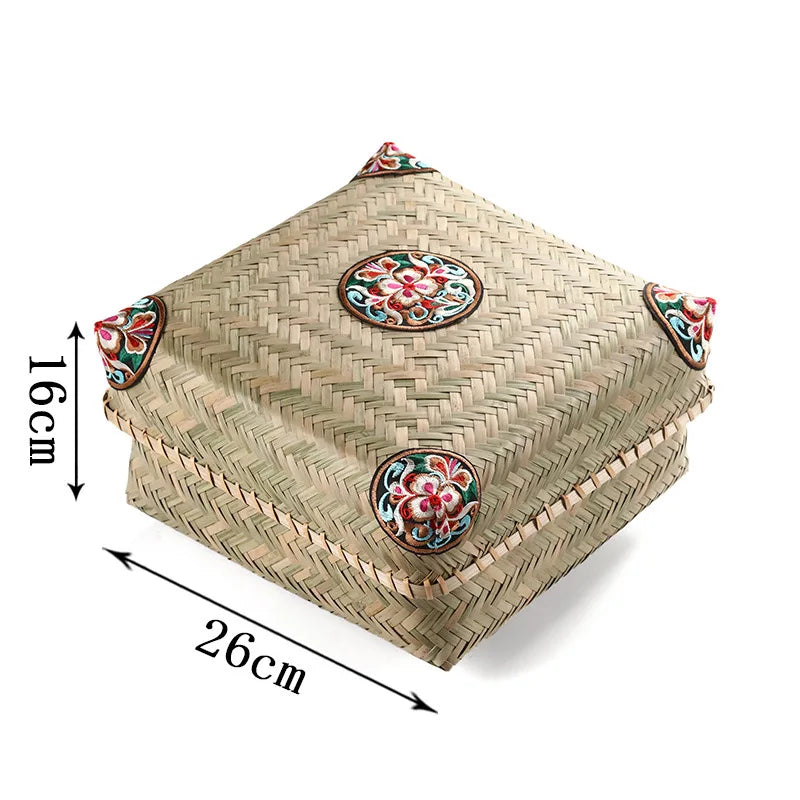 Elegance Handwoven Bamboo Storage Box