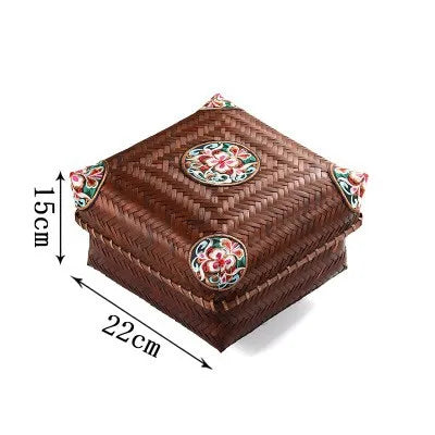 Elegance Handwoven Bamboo Storage Box