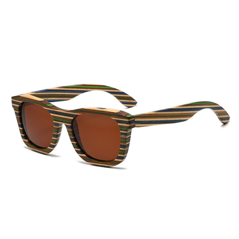 Bamboo wooden glasses zebra wooden sunglasses bamboo wooden sunglasses